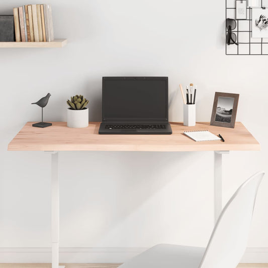 Solid Oak Untreated Table Top 100x60x2 cm - Durable & Stylish