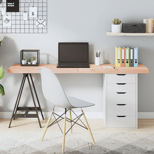 Solid Oak Table Top 160x60cm - Untreated Wood Finish