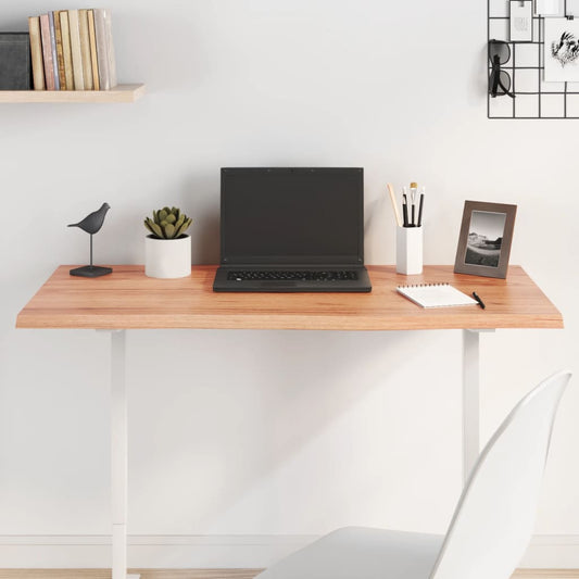 Solid Oak Table Top - Light Brown 100x50x2 cm