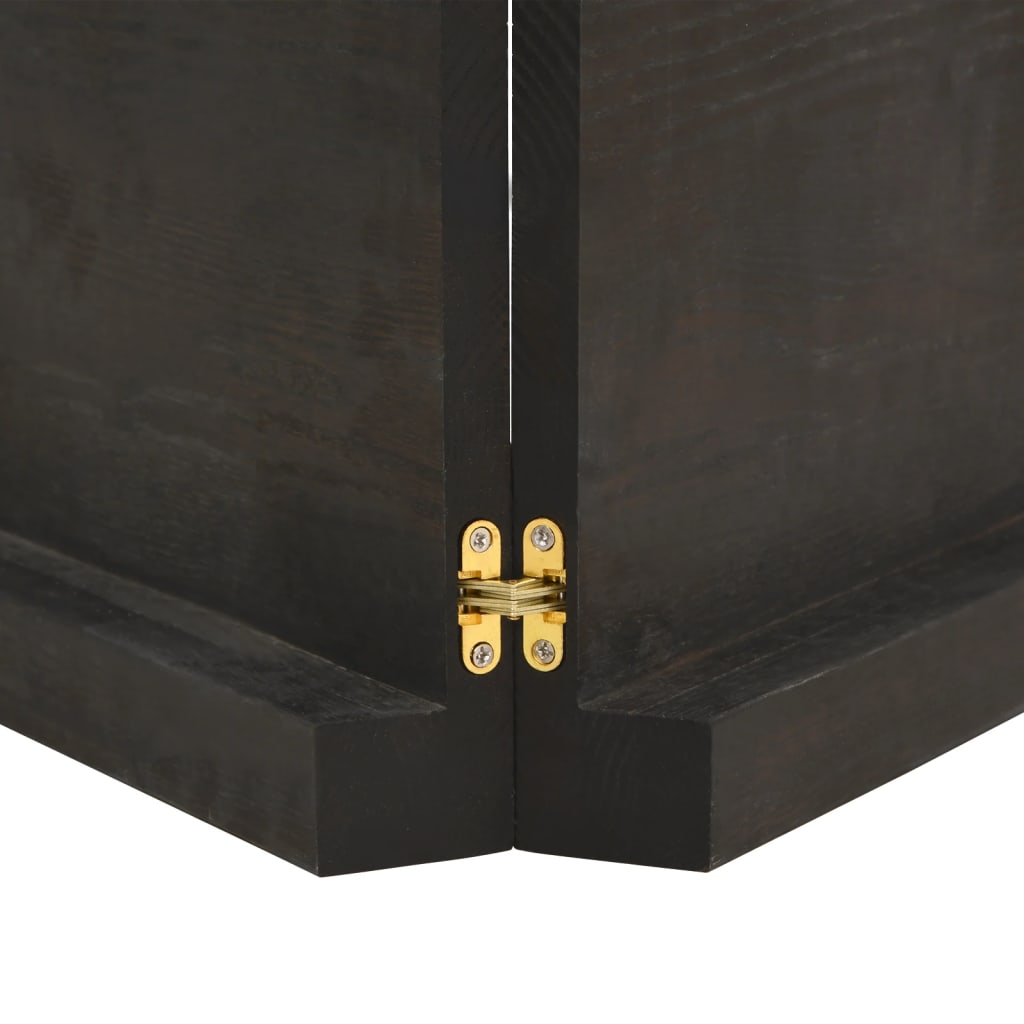 Dark Brown Oak Table Top 140x60x(2-6) cm | Treated Solid Wood