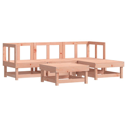 5 Piece Garden Lounge Set Solid Wood Douglas