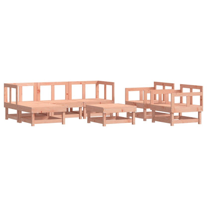 7 Piece Garden Lounge Set Solid Wood Douglas