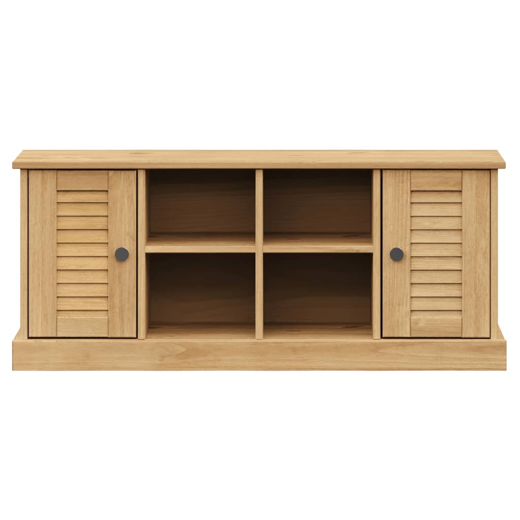 Solid Pine Shoe Bench VIGO 106x35x45 cm - Stylish & Functional Storage