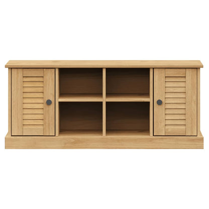 Solid Pine Shoe Bench VIGO 106x35x45 cm - Stylish & Functional Storage