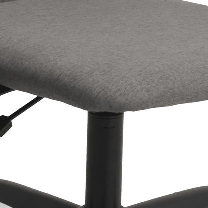 Ergonomic Office Chair in Dark Grey Fabric for Comfort and Style