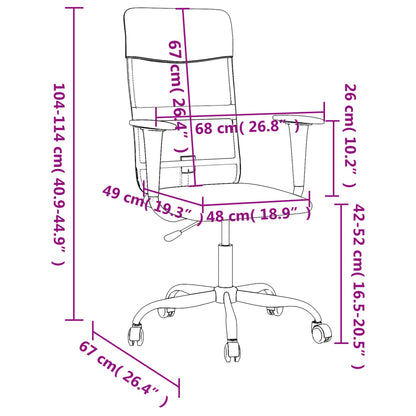 Ergonomic Office Chair in Dark Grey Fabric for Comfort and Style