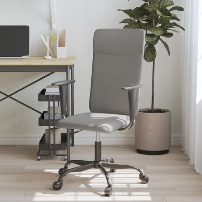 Ergonomic Office Chair in Dark Grey Fabric for Comfort and Style