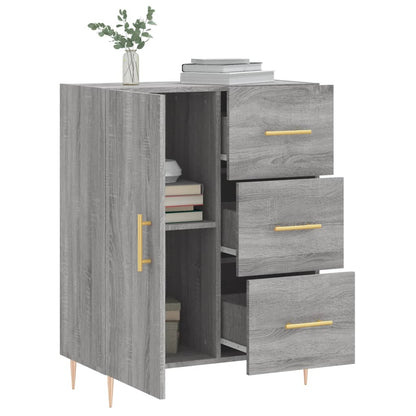 Sideboard Grey Sonoma 69.5x34x90 cm Engineered Wood
