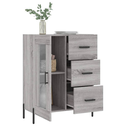 Sideboard Grey Sonoma 69.5x34x90 cm Engineered Wood