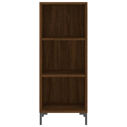 Oak Brown Sideboard 90cm - Elegant Engineered Wood Solution