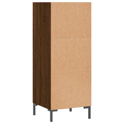 Oak Brown Sideboard 90cm - Elegant Engineered Wood Solution
