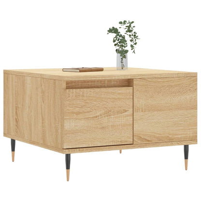 Coffee Table Sonoma Oak 55x55x36.5 cm Engineered Wood