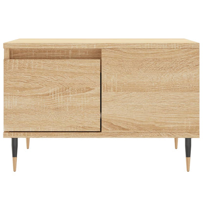 Coffee Table Sonoma Oak 55x55x36.5 cm Engineered Wood