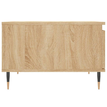 Coffee Table Sonoma Oak 55x55x36.5 cm Engineered Wood