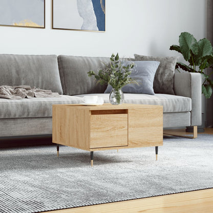 Coffee Table Sonoma Oak 55x55x36.5 cm Engineered Wood