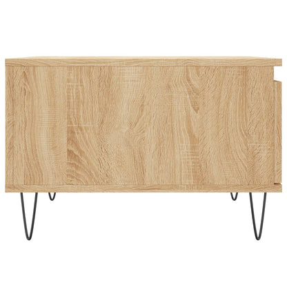 Coffee Table Sonoma Oak 55x55x36.5 cm Engineered Wood