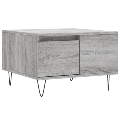 Coffee Table Grey Sonoma 55x55x36.5 cm Engineered Wood