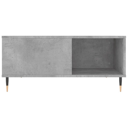 Coffee Table Concrete Grey 80x80x36.5 cm Engineered Wood