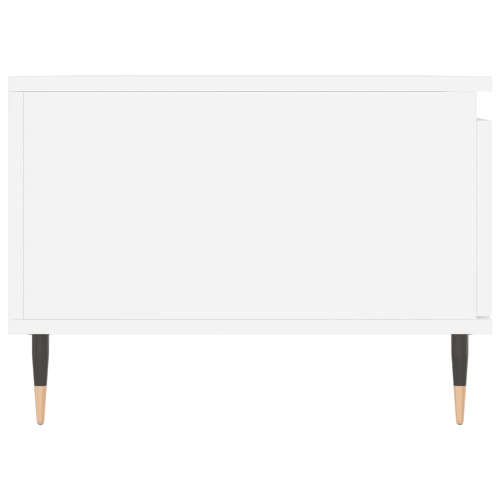 Coffee Table White 90x50x36.5 cm Engineered Wood