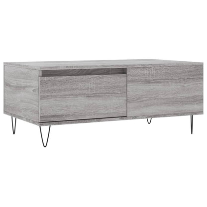 Coffee Table Grey Sonoma 90x50x36.5 cm Engineered Wood
