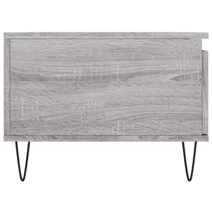 Coffee Table Grey Sonoma 90x50x36.5 cm Engineered Wood