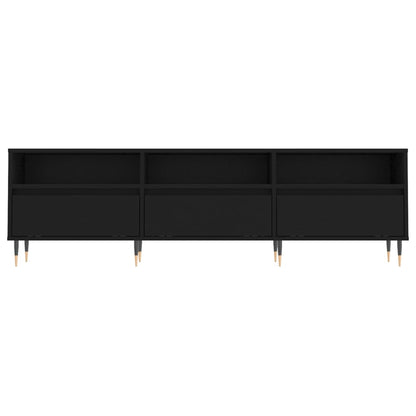 TV Cabinet Black 150x30x44.5 cm Engineered Wood