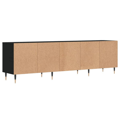 TV Cabinet Black 150x30x44.5 cm Engineered Wood
