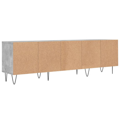TV Cabinet Concrete Grey 150x30x44.5 cm Engineered Wood