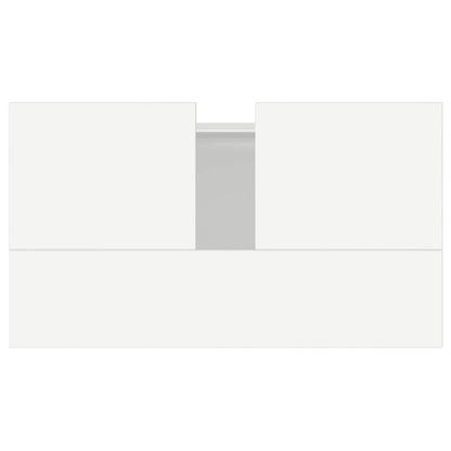 Engineered Wood Bathroom Cabinet - White, 58x33x60 cm
