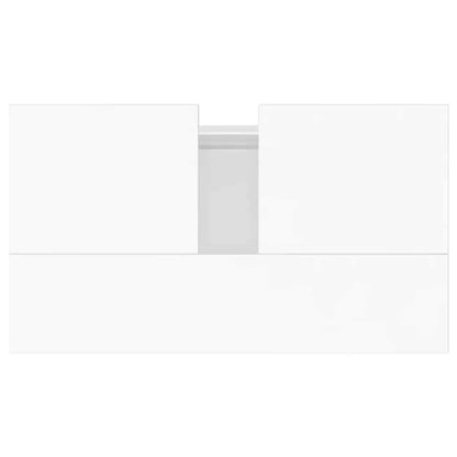 Black Engineered Wood Bathroom Cabinet - 58x33x60 cm