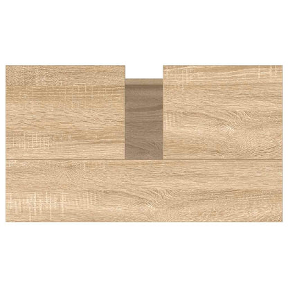 Sonoma Oak Bathroom Cabinet - 58x33x60 cm Engineered Wood
