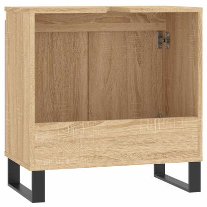 Sonoma Oak Bathroom Cabinet 58x33x60 cm - Engineered Wood