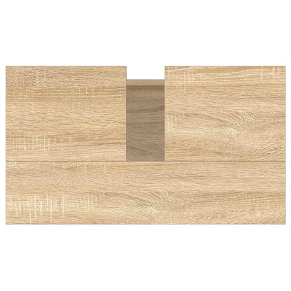 Sonoma Oak Bathroom Cabinet 58x33x60 cm - Engineered Wood
