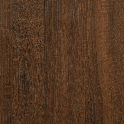 Brown Oak Bathroom Cabinet, 58x33x60 cm, Engineered Wood