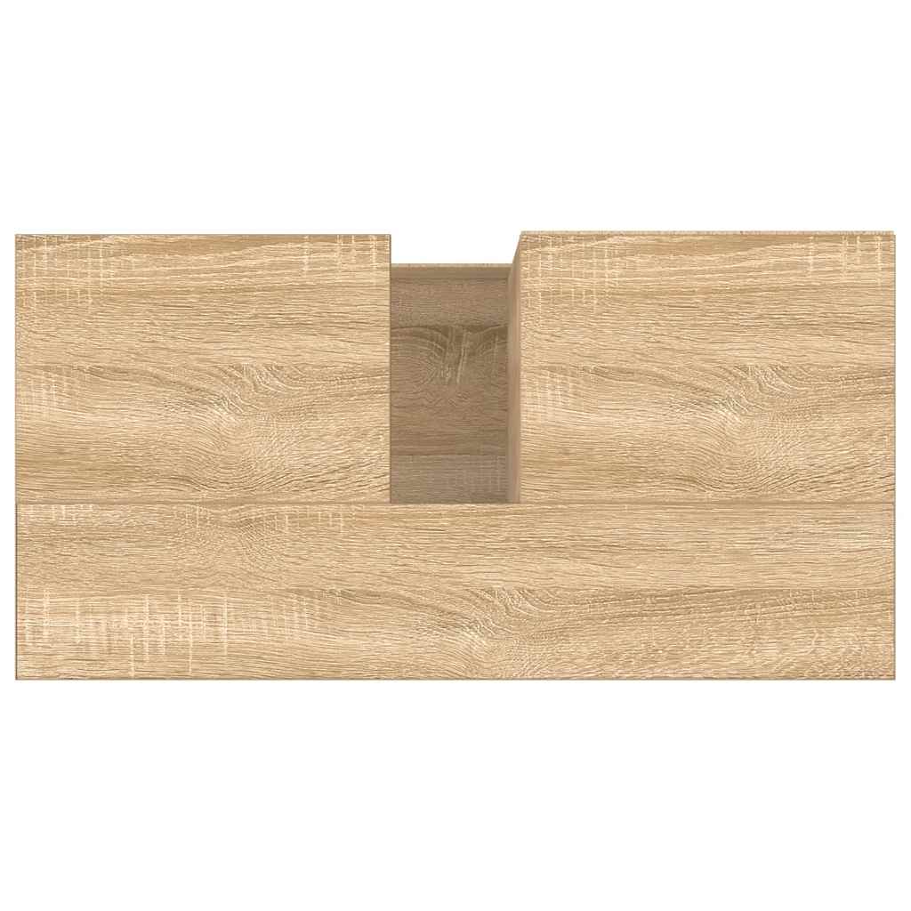 Sonoma Oak Bathroom Cabinet 65x33x60 cm - Engineered Wood