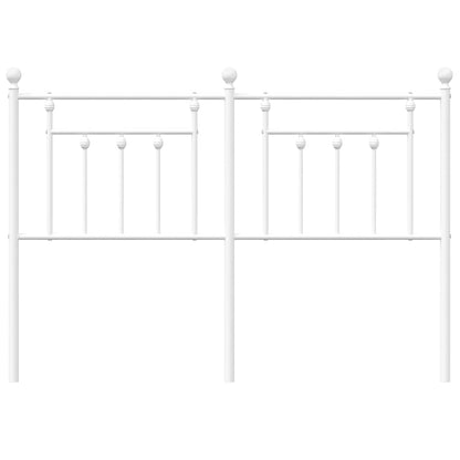 Elegant White Metal Headboard - 150 cm for Stylish Bedroom Décor