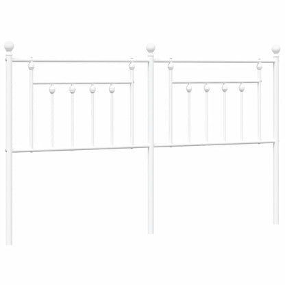 White Metal Headboard 180 cm – Stylish & Durable Bedroom Essential