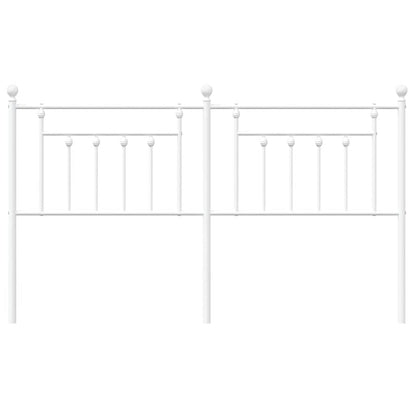 White Metal Headboard 180 cm – Stylish & Durable Bedroom Essential