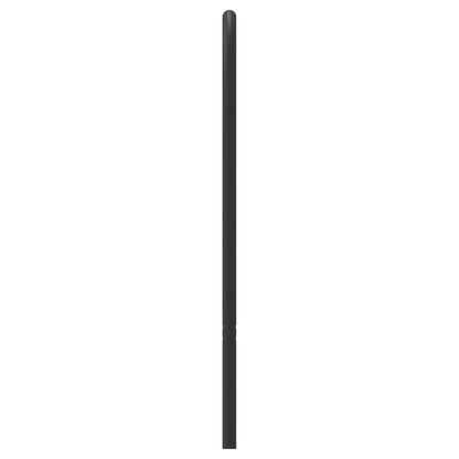 Metal Headboard Black 160 cm