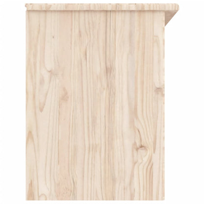Solid Pine Shoe Bench ALTA - 100x35x45 cm - Natural Wood Finish