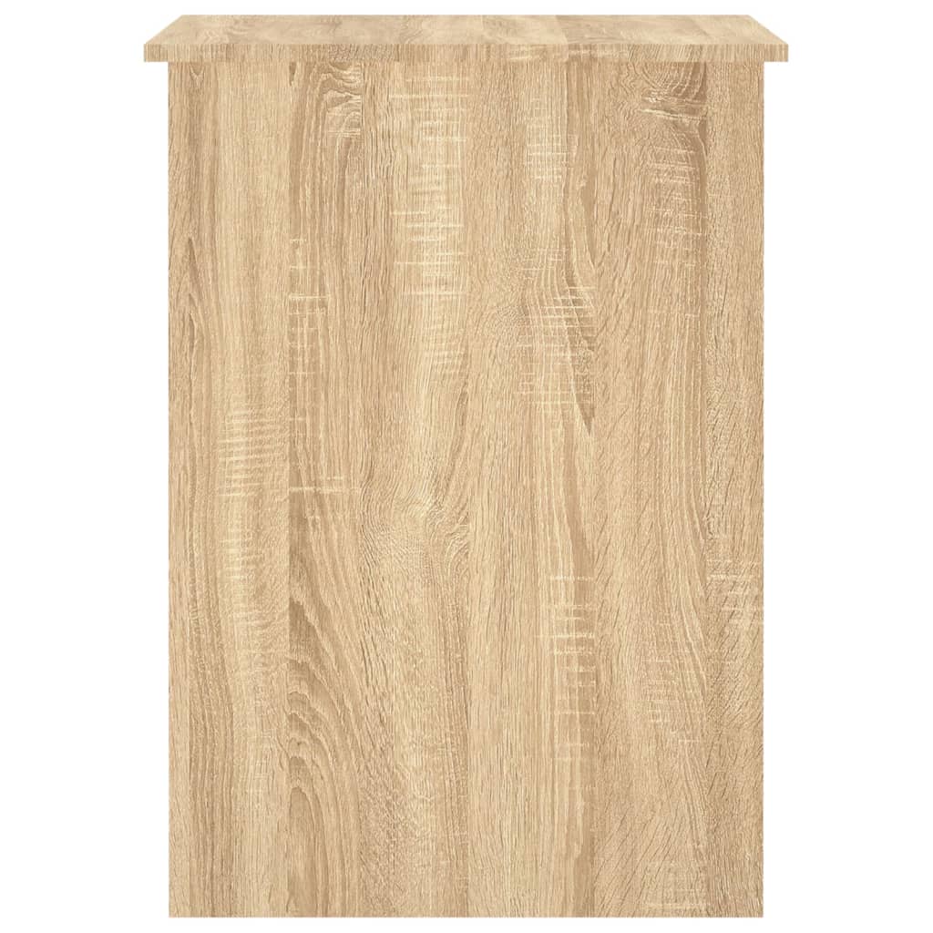 Sonoma Oak Desk 100x55x75 cm | Engineered Wood Office Table