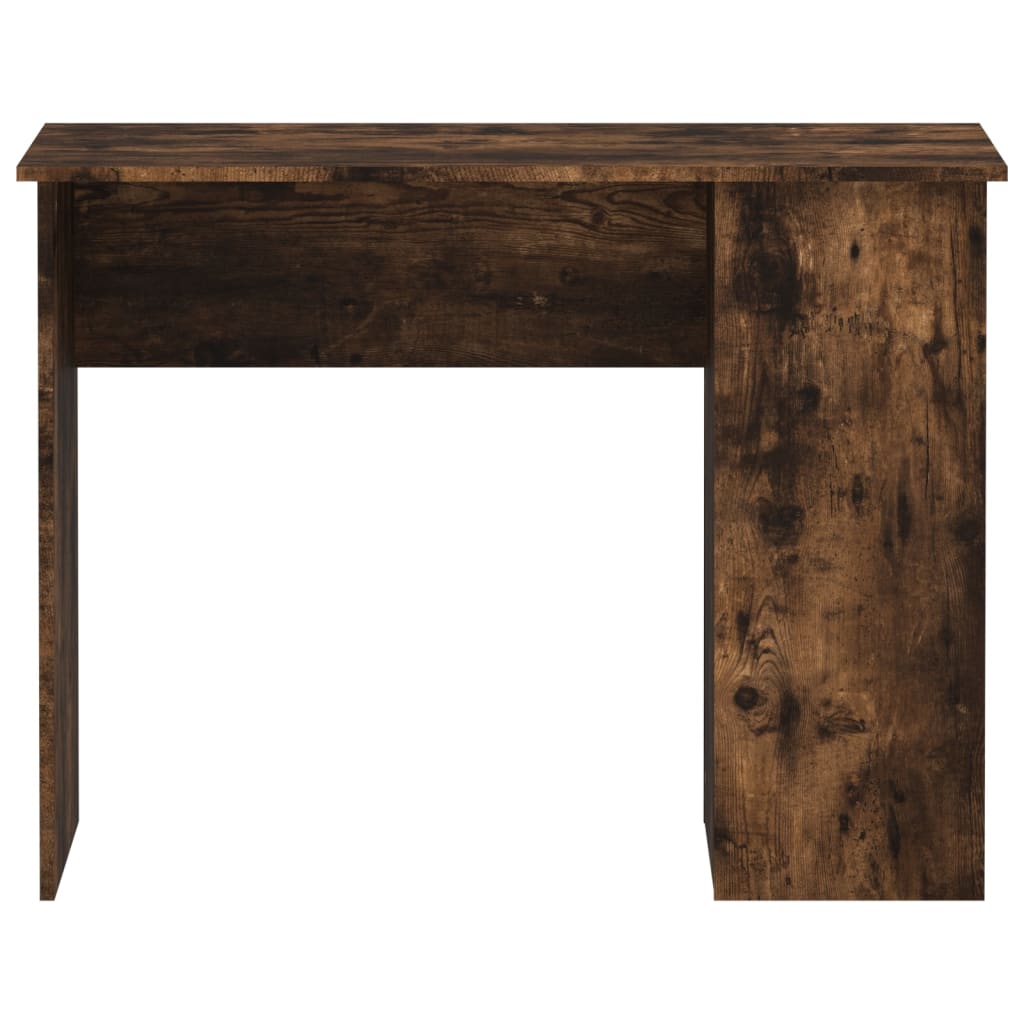 Smoked Oak Engineered Wood Desk 100x55x75cm - Stylish & Durable