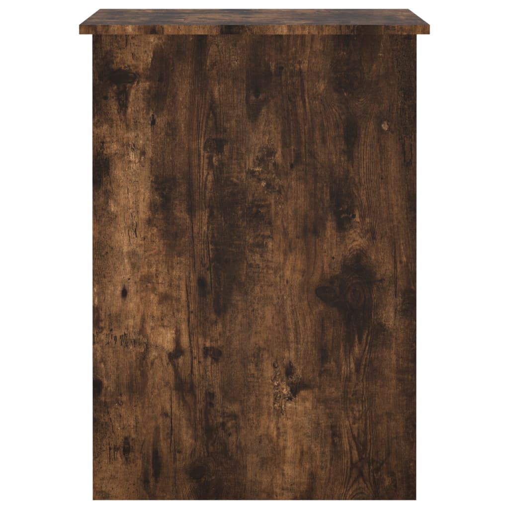 Smoked Oak Engineered Wood Desk 100x55x75cm - Stylish & Durable
