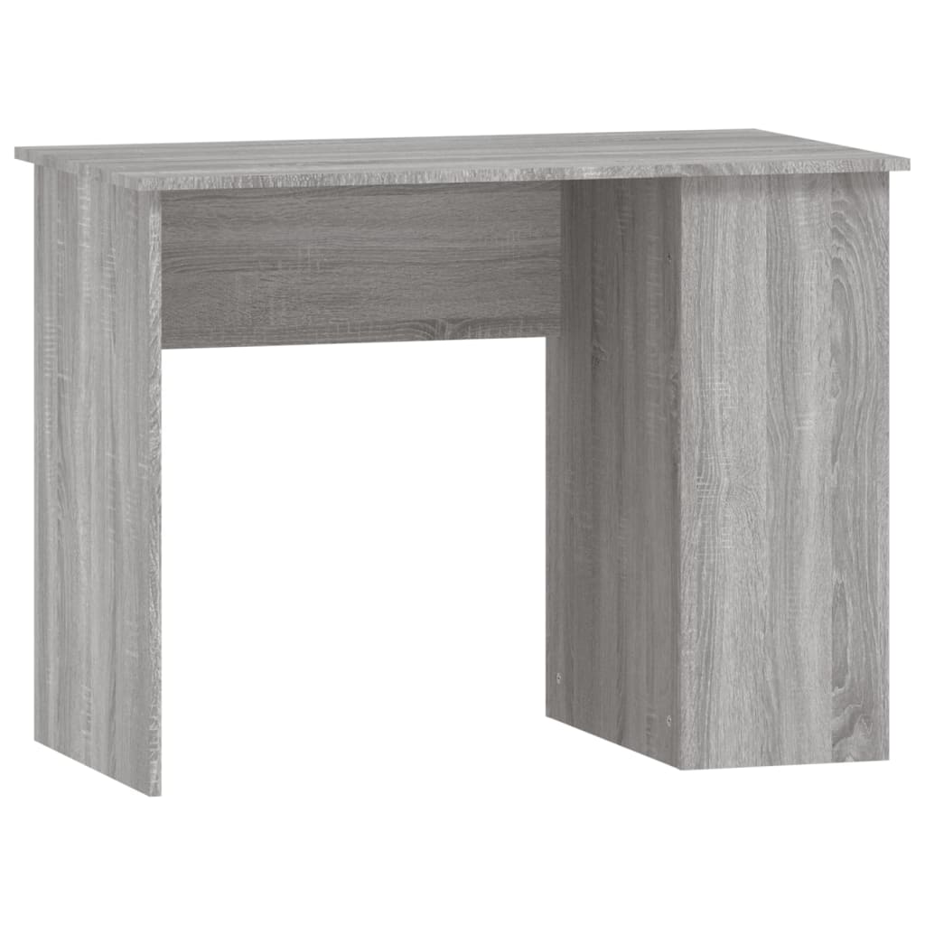Stylish Grey Sonoma Engineered Wood Desk - 100x55x75 cm