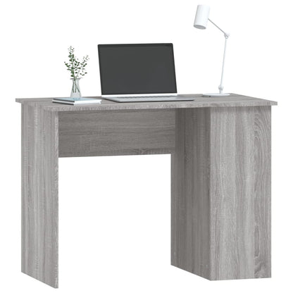 Stylish Grey Sonoma Engineered Wood Desk - 100x55x75 cm