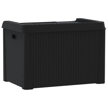 Anthracite Garden Storage Box 125L PP - Durable Outdoor Organizer