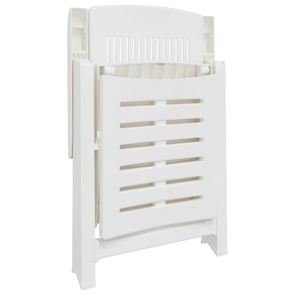 White Plastic Sun Lounger - Durable & Stylish Outdoor Recliner