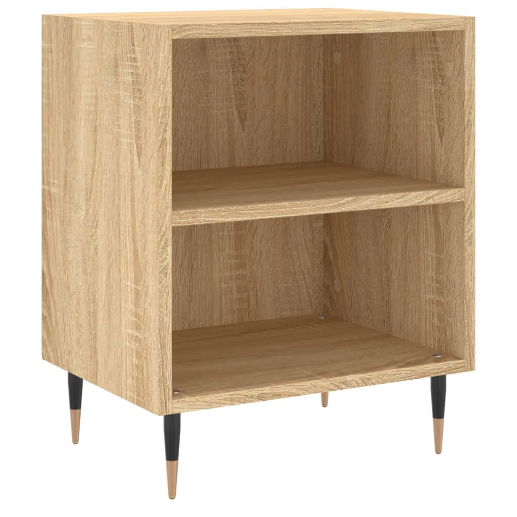 Sonoma Oak Bedside Cabinets 2pcs - 40x30x50cm Engineered Wood
