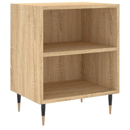 Sonoma Oak Bedside Cabinets 2pcs - 40x30x50cm Engineered Wood