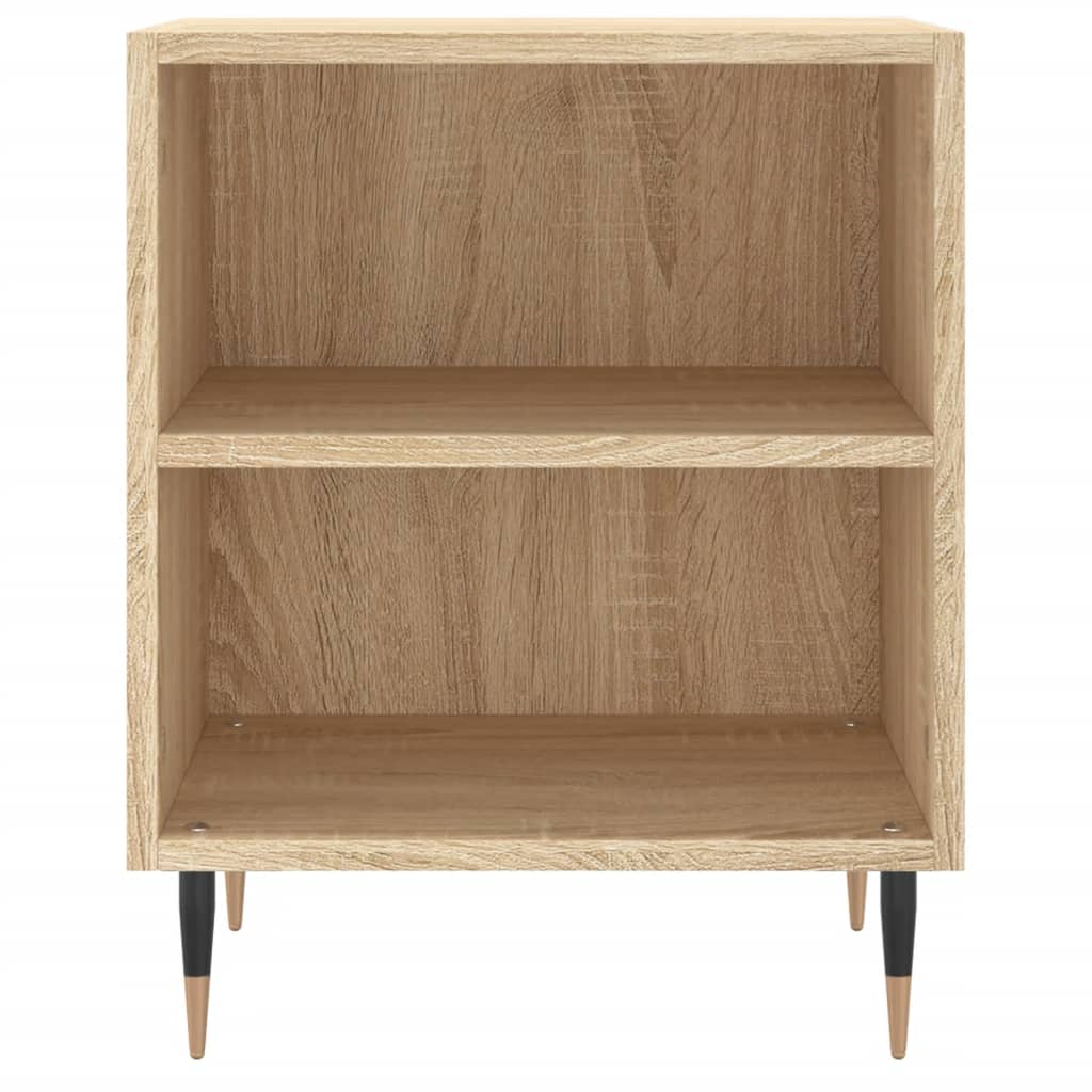 Sonoma Oak Bedside Cabinets 2pcs - 40x30x50cm Engineered Wood